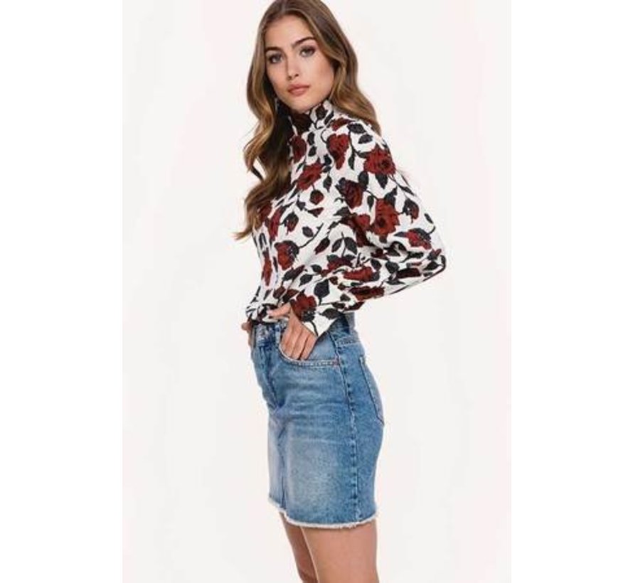 Flower power - Bloemenprint top