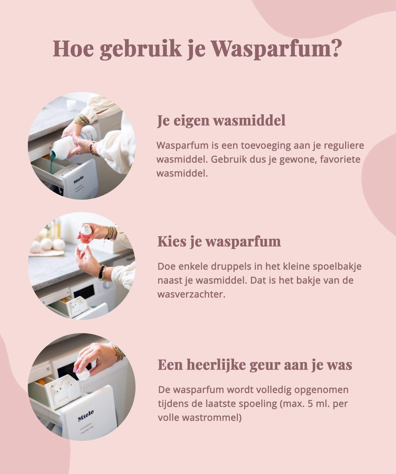 hoe gebruik je wasparfum