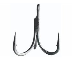 Mustad Inline 4X Strong Treble Hook #1 - P/5
