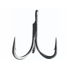 MUSTAD INLINE 4X STRONG TREBLE HOOK #1 - P/5