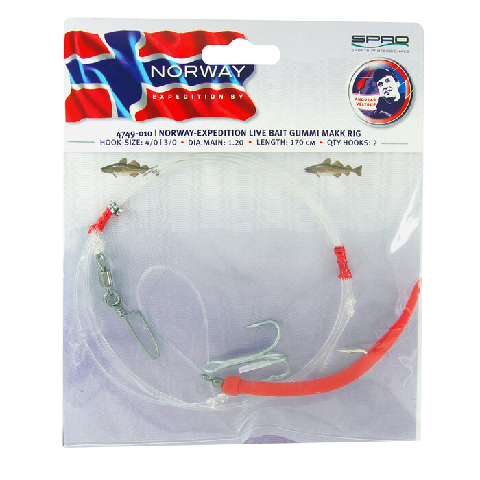 Spro Live Bait Rig / Gummi Makk