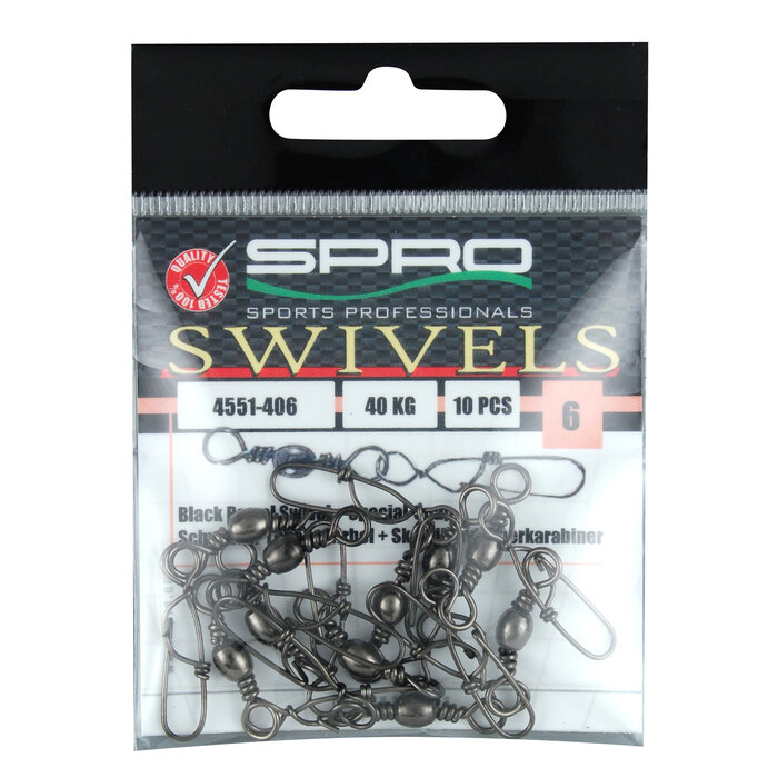 Spro BARREL SWIVEL + SPECIAL SNAP P/10