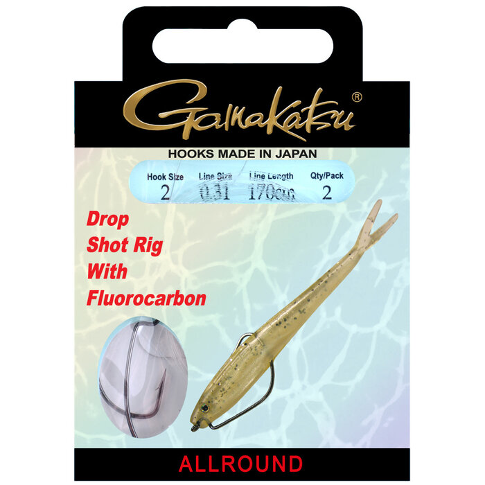 Gamakatsu Bkd-Drop Shot Rig Worm Ewg 170 Cm P/2