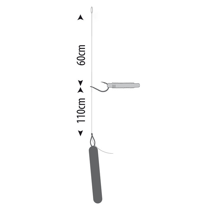 Gamakatsu Bkd-Drop Shot Rig Worm 39 170 Cm P/3