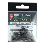 SPRO DOUBLE SAFETY-SNAP SWIVEL P/10