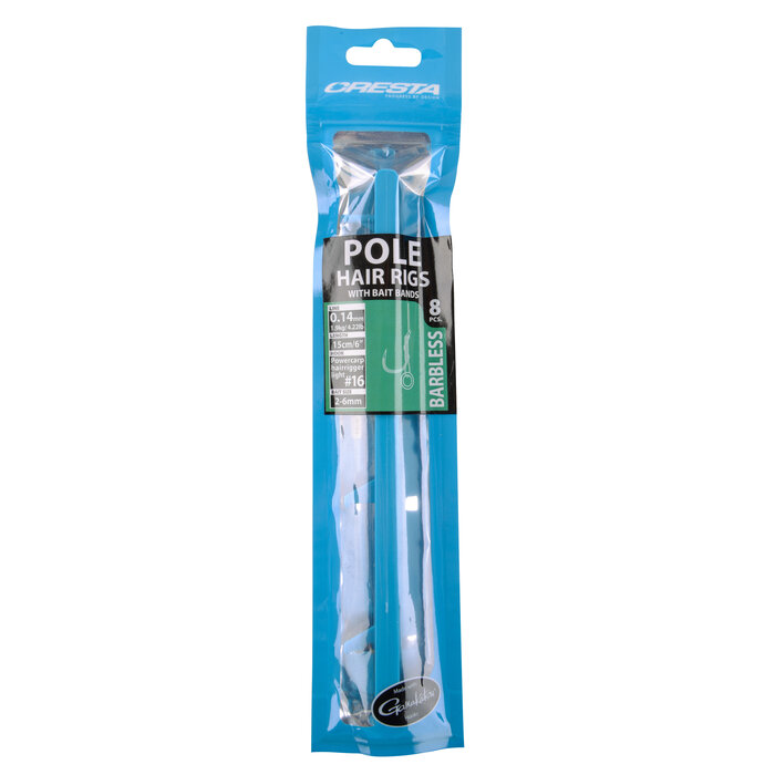 Cresta Pole Hair Rigs + Baitband Barbless