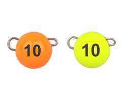 Spro Tungsten Bottom Jig Glow Orange/Chartreuse P/2 -