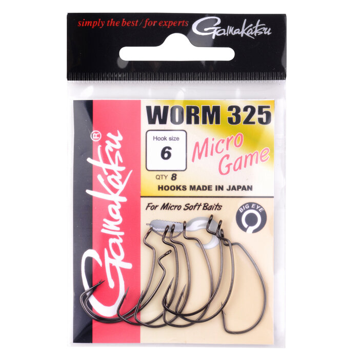 Gamakatsu Worm 325 Micro Game P/8