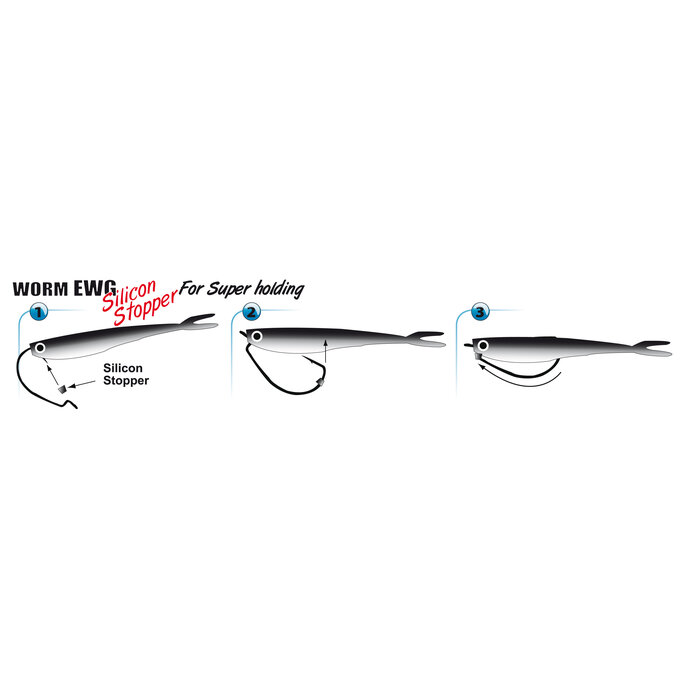 Gamakatsu Worm Ewg Silicon Stopper