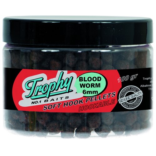 TROPHY BAITS SOFT HOOK PELLETS 6 MM 100 GRAM