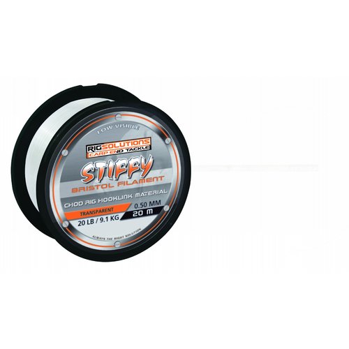 RIGSOLUTIONS STIFFY 0.50MM TRANSPARENT 20 LB 20 M