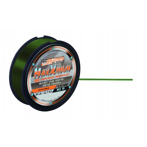 RIGSOLUTIONS MAXXIMUM MONO SNAGLEADER 0.55 MM 50 LB 80 M