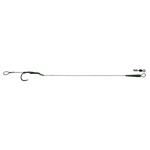 RIGSOLUTIONS TRADITIONAL LINE ALIGNER HAIR RIG BARBLESS HOOK 25 LB P/2