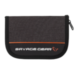 SAVAGE GEAR ZIPPER WALLET 1 HOLDS 12 & FOAM 17 X 11 CM