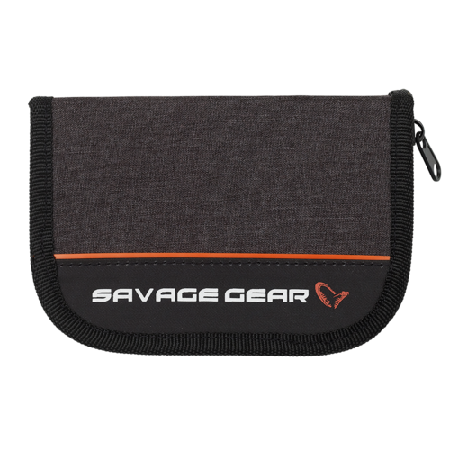 SAVAGE GEAR ZIPPER WALLET 1 HOLDS 12 & FOAM 17 X 11 CM