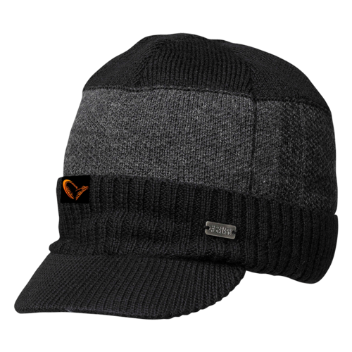 SAVAGE GEAR SAVAGE KNITTED WITH BRIM BLACK/GREY ONE SIZE
