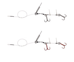 Savage Gear Linethru Corkscrew Rig P/2