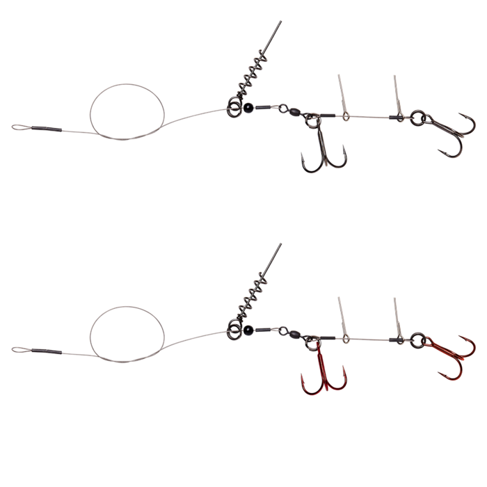 Savage Gear Linethru Corkscrew Rig P/2