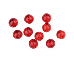 Spro Glass Bullet Weight Beads Red Ruby 4 MM P/10