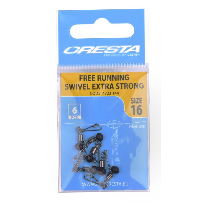 Cresta Free Running Swivels Extra Strong P/6 #16