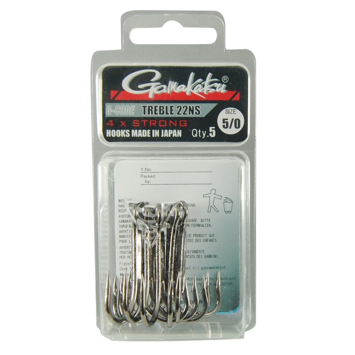 Gamakatsu Treble 22 Ns Black