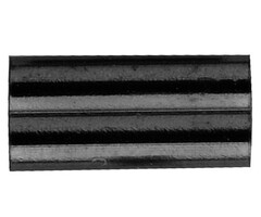 Spro Matt Black Double Brass Crimp 0.8 X 1.7 X 8 MM P/17