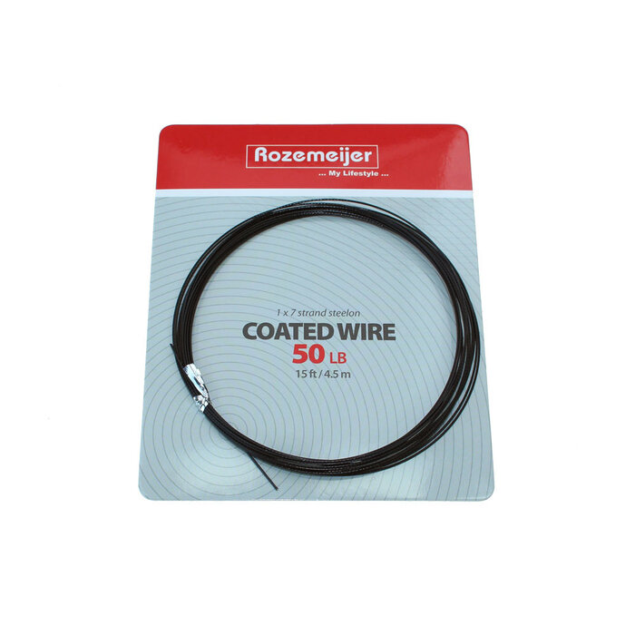 Rozemeijer Coated Wire 1X7 - 15 Ft - 4.5 Mtr 30 Lb