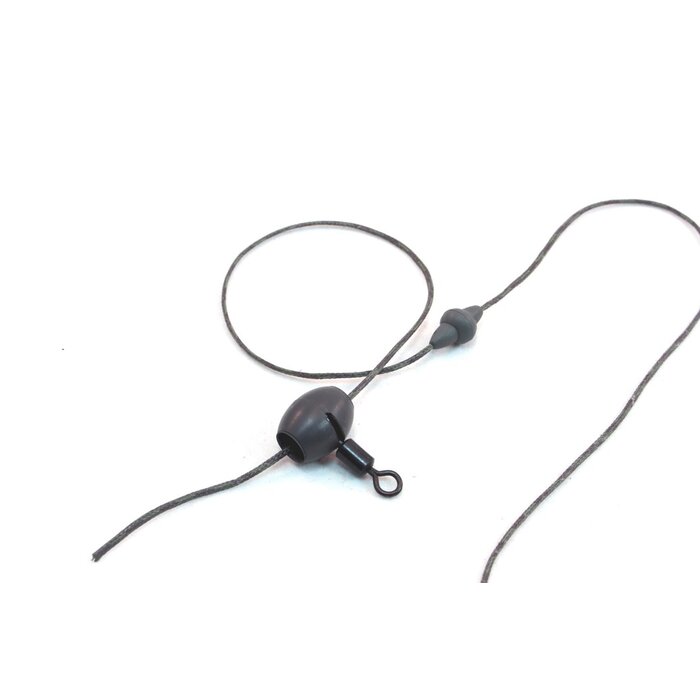 PB Downforce Tungsten Sliding Naked Chod Bead 0.75 Gram & Ring Swivel Size 11 P/3