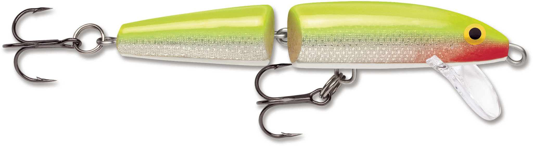 Rapala Jointed J09B SILVER FLUORESCENT CHARTREUSE