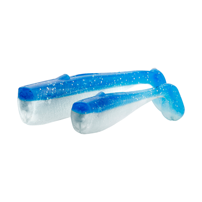 Savage Gear Savage Minnow Weedless Tail 100 - 10 Cm 10 Gram P/5 Blue Pearl Silver