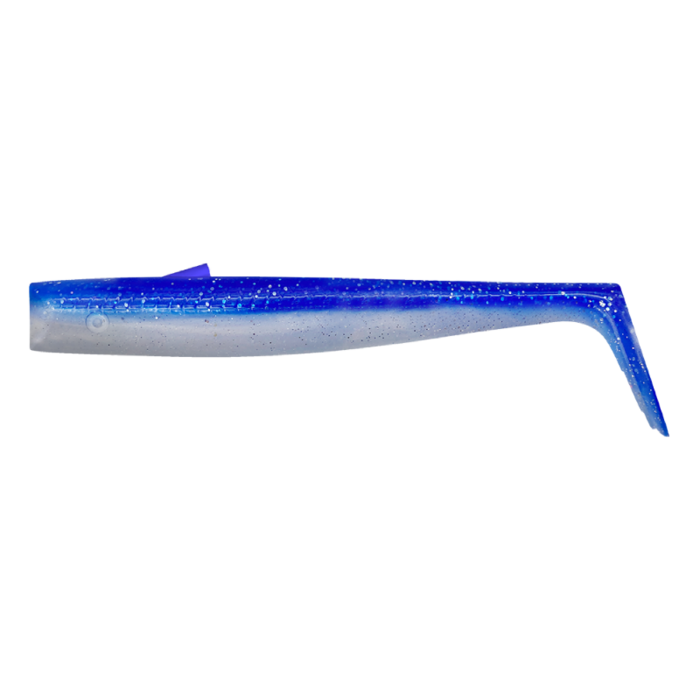 Savage Gear Sandeel V2 Weedless Tail 95 - 9.5 Cm 7 Gram P/5 Blue Pearl Silver