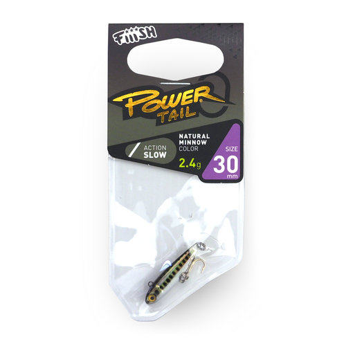 FIIISH POWER TAIL 30 MM SLOW 2.4 GRAM