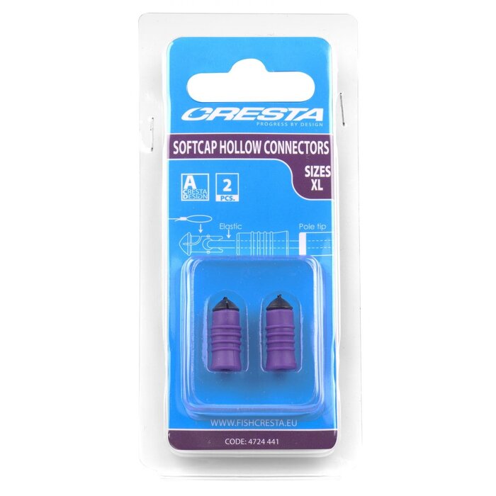 Cresta Softcap Hollow Connectors P/2 #XL ORANGE