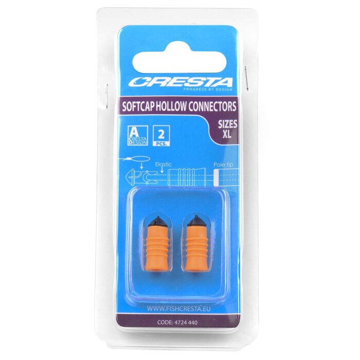 Cresta Softcap Hollow Connectors P/2 #XL ORANGE