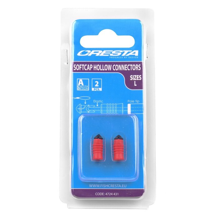 Cresta Softcap Hollow Connectors P/2 #XL ORANGE