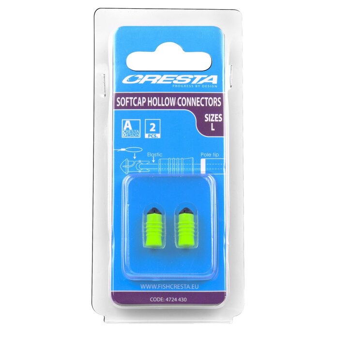 Cresta Softcap Hollow Connectors P/2 #XL ORANGE