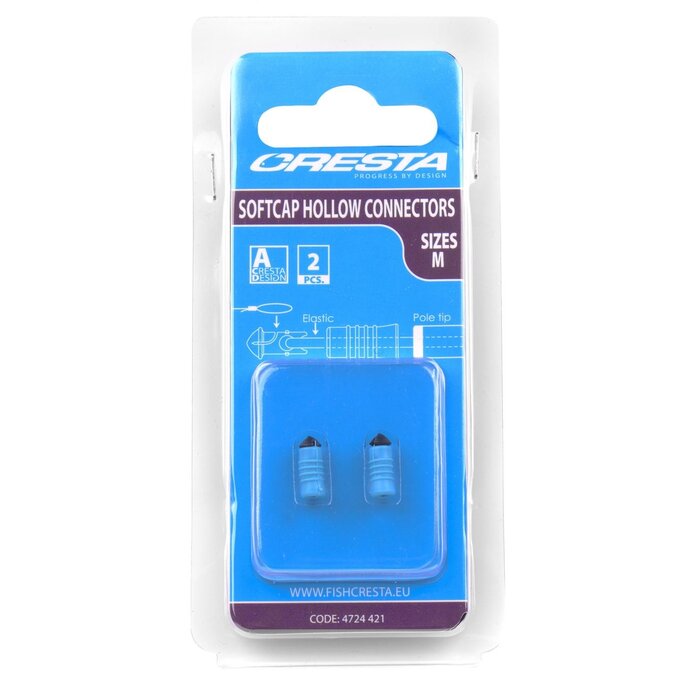 Cresta Softcap Hollow Connectors P/2 #XL ORANGE