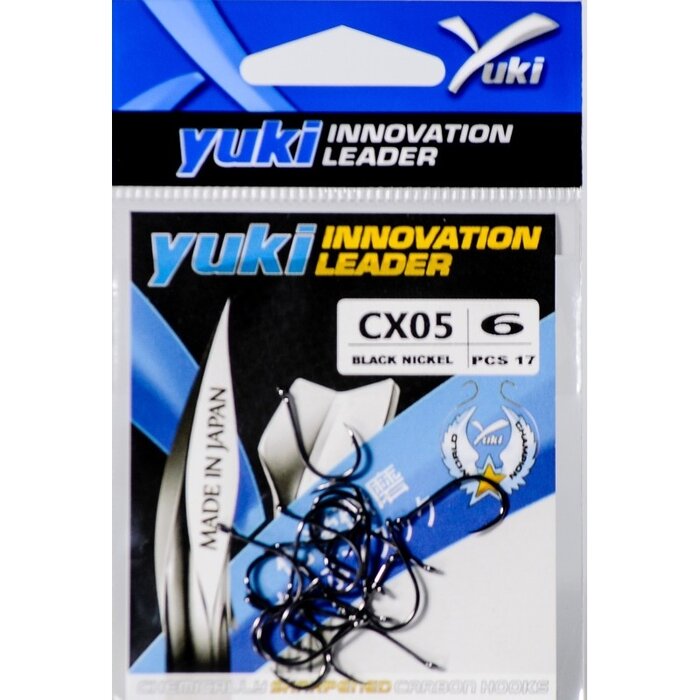 Yuki Hooks Black Nickel Cx05 #4 P/15