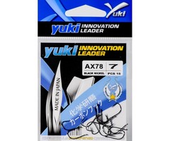 Yuki Hooks Black Nickel Ax78 #6 P/15