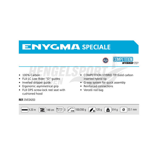 VERCELLI ENYGMA SPECIALE 4.20 M 100 - 200 GRAM