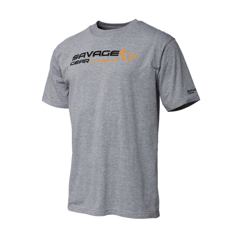 SAVAGE GEAR SIGNATURE LOGO T-SHIRT GREY MELANGE