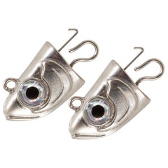 GT-BIO ROLLER SHAD 125 MM JIG HEAD ZINC MATT NICKEL 16 GRAM P/2