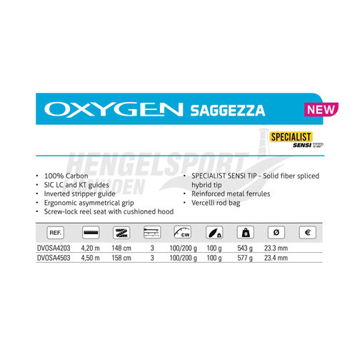 VERCELLI OXYGEN SAGGEZZA 4.50 M  100 - 200 GRAM