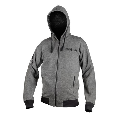 FREESTYLE HOODIE GREY/BLACK