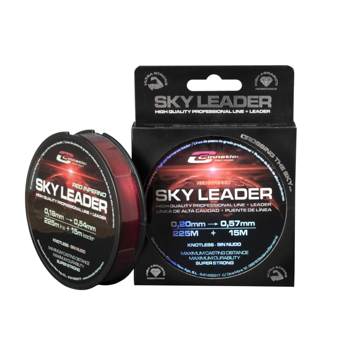 Cinnetic Sky Leader Red Inferno 225 M + 15 M 0.20 Mm - 0.57 Mm