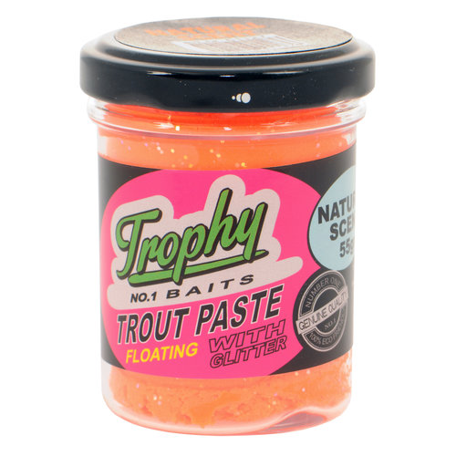 TROPHY BAITS TROUT PASTE FLOATING NATURAL SCENT 55 GRAM