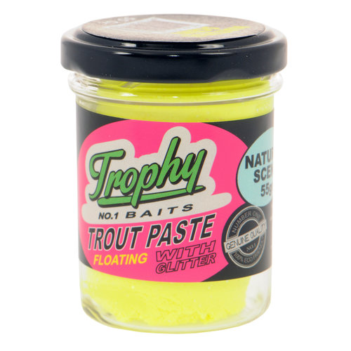 TROPHY BAITS TROUT PASTE FLOATING NATURAL SCENT 55 GRAM