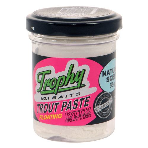 TROPHY BAITS TROUT PASTE FLOATING NATURAL SCENT 55 GRAM