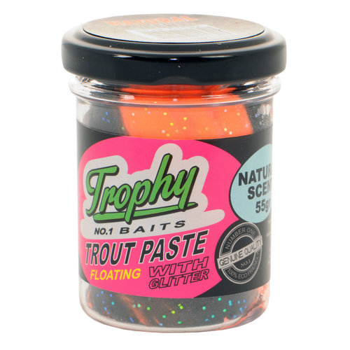 TROPHY BAITS TROUT PASTE FLOATING NATURAL SCENT 55 GRAM