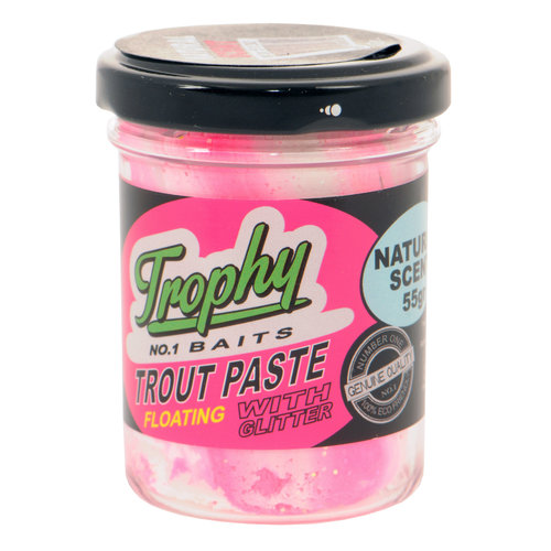 TROPHY BAITS TROUT PASTE FLOATING NATURAL SCENT 55 GRAM